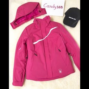 Spyder Ski Pink Jacket Size 4 Women / Ladies ✨NWOT